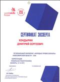 Сертификат эксперта  Регионального чемпионата Новосибирской области Молодые профессионалы WorldSkills-Юниоры по компетенции Мобильная робототехника